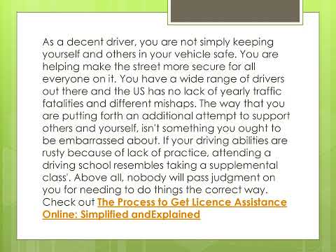 Licence Assistance Online LTD Driver Driving School Adults Learning A Skill Should No Age Boundaries