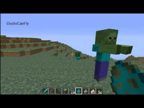 Minecraft PC update Snapshot 12w32a New power Surprise block plus Squidward Zombies