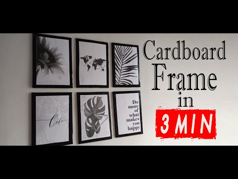 DIY Cardboard Photo Frame