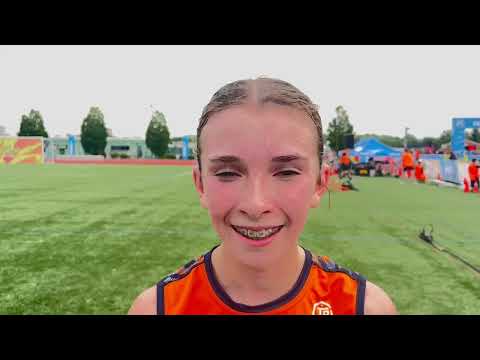 Molly Mocko of Zephyrs Track Club 2nd Girls Junior High Invitational Mile at HOKA Festival of Miles