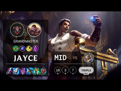 Jayce Mid vs Corki - BR Grandmaster Patch 11.22