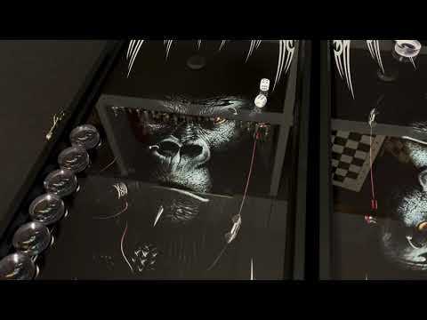 Нарды из стекла в алюминиевом каркасе 61×27×5см - фото 1 - id-p1663705763