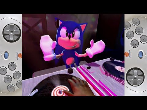 Sonic Adventure - Sonic DJ (Sega Dreamcast\Commercial) Full HD