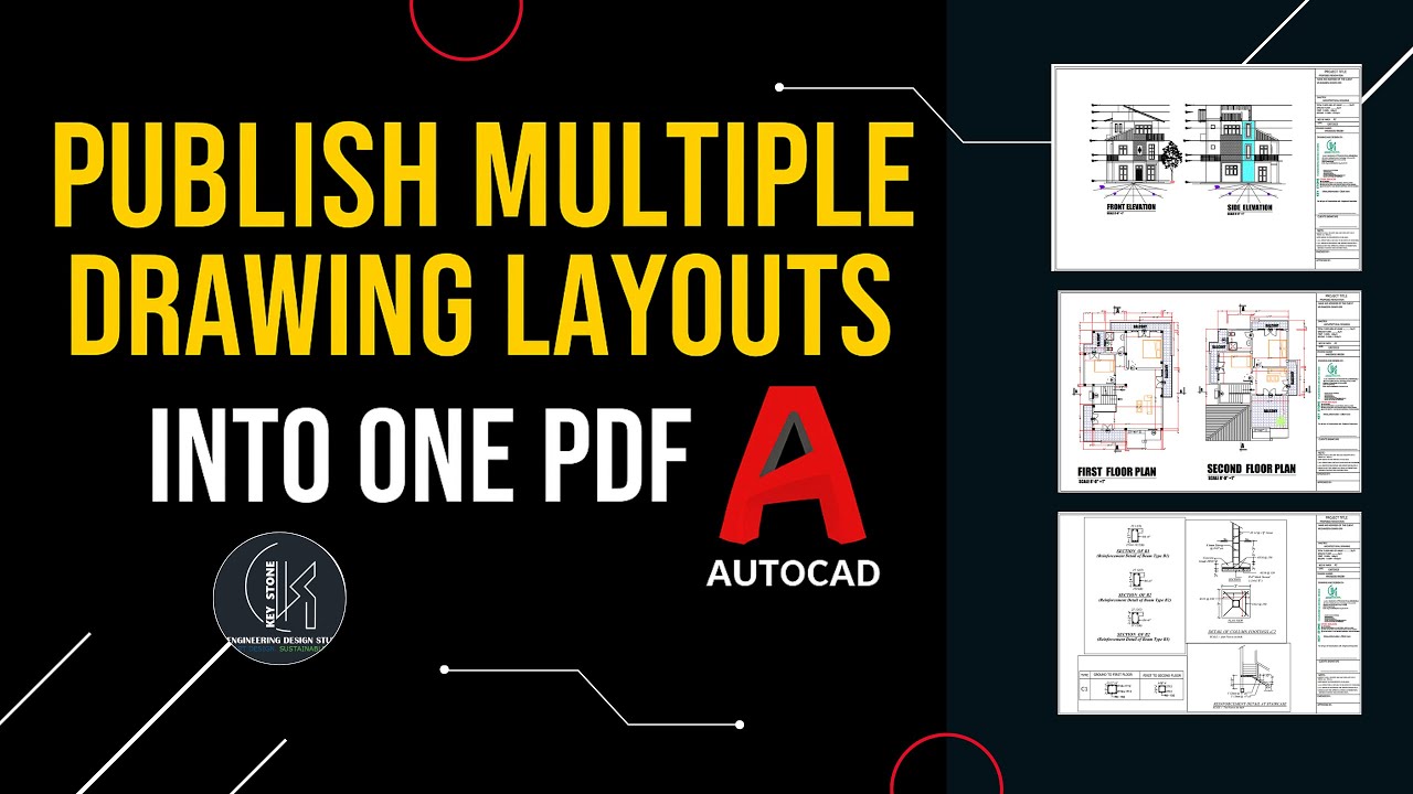 How to Publish Multiple Drawing Layouts into One PDF | Step-by-Step Tutorial