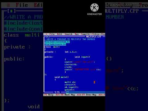 MULTIPLY OF TWO NO OBJECT ORIENTED PROGRAMMING LANGUAGE C++