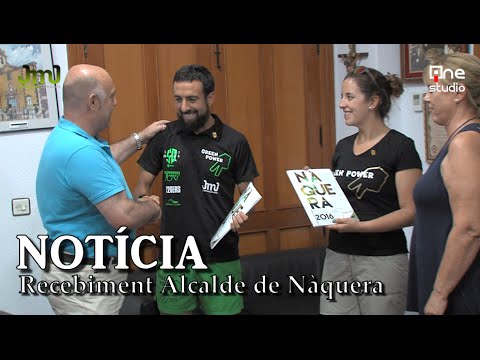 Recebiment Alcalde Naquera a Juan Maria Jimenez por el UTMB – Ultra Trail del Mont Blanc – Valencià