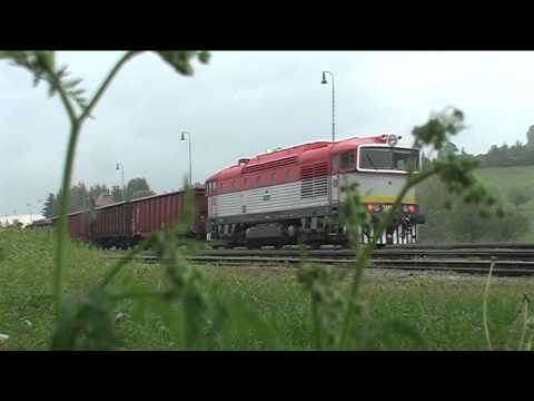 Rušno na trati Zvolen - Vrútky