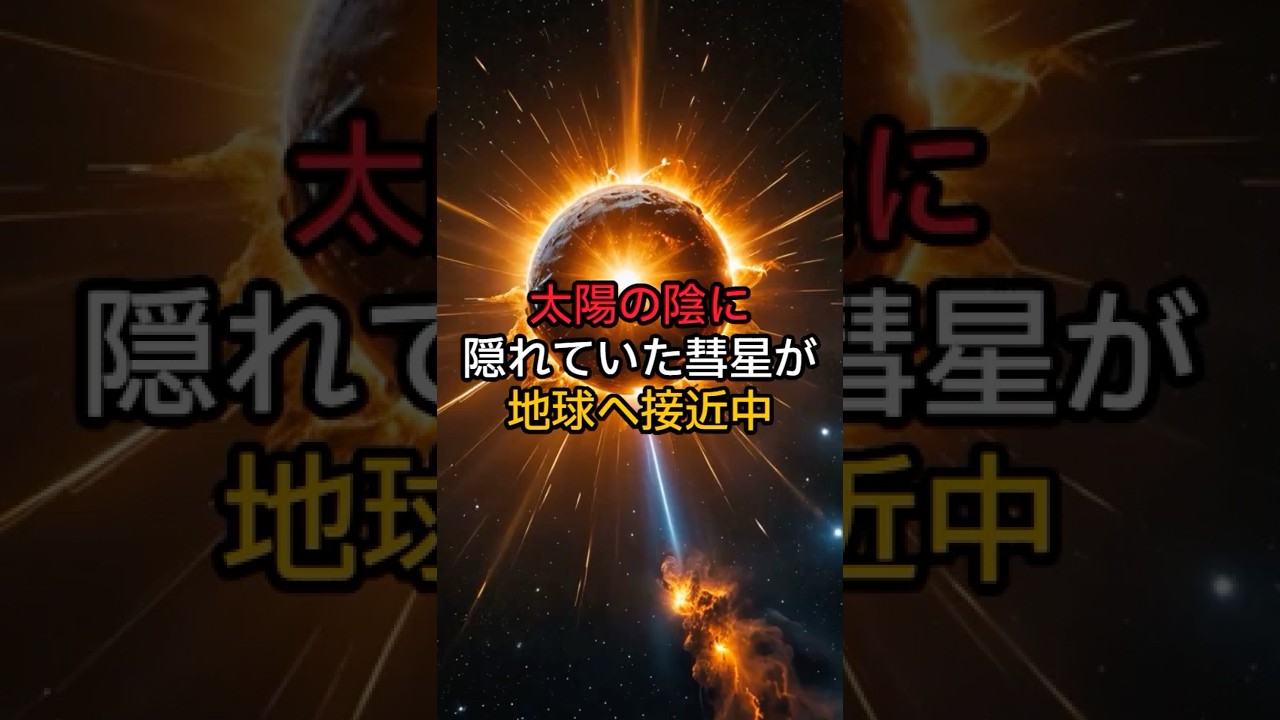 太陽の裏に隠れていた彗星がついに見つかった！【 都市伝説 予言 ミステリー 陰謀論 予知能力 】