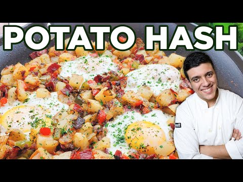 How to Make Potato Hash with Eggs | Ultimate Breakfast...