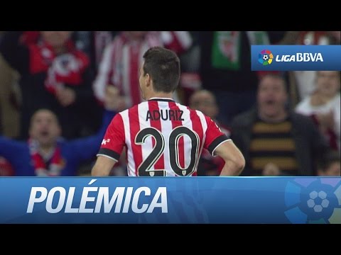 Polémica: gol de Aduriz (1-1) en posible fuera de juego en el Athletic Club - Valencia CF