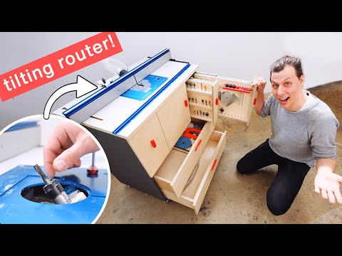 Building  What I Think Is The Best Router Table (With Tilting Router)