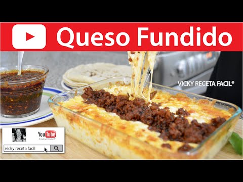 QUESO FUNDIDO | Vicky Receta Facil Video