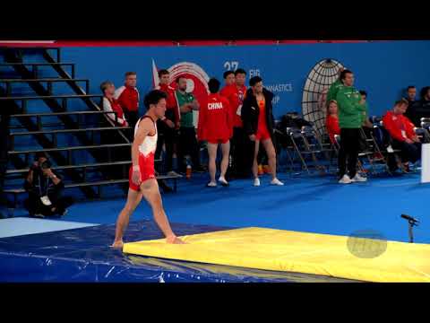 KUSAGAYA Takeshi (JPN) M - 2019 Trampoline Worlds, Tokyo (JPN) - Qualification Tumbling R1
