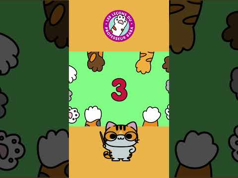 Let's Count With the Cat Teacher! The Rumba 123 – Apprends à compter en anglais – Professeur Baba