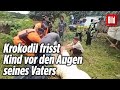 8 Jähriger Wird Aus Dem Bauch Eines Krokodils Geschnitten Borneo