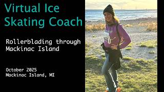 Rollerblading around Mackinac Island 2025