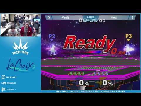 Veklor vs. Mooj - SSBM - L. Quarters - Tech This 3