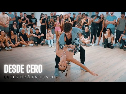LUIS Y ANDREA bachata ┃ Desde cero 🎤 Karlos Rosé X Luchy DR 📍BCN Dance Life 2023