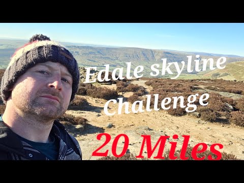 Hiking 20 miles across the Edale skyline | Peak district Challenge