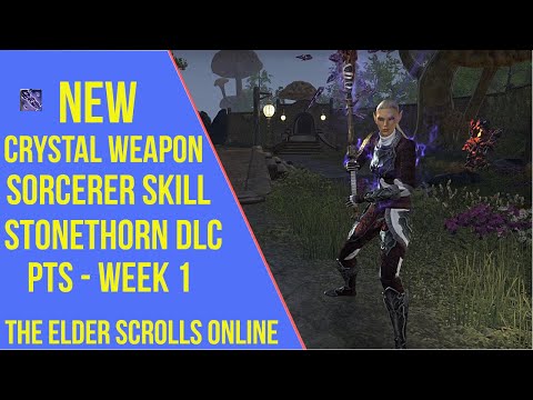 New Crystal Weapon Sorcerer Class Skill - ESO Stonethorn Changes