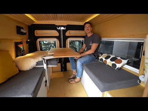 4.99m motorhome XL bathroom and shower! Young Berliner builds unique motorhomes also DIY