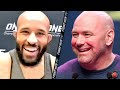 "IM ONE OF THE GREATEST!" DEMETRIOUS JOHNSON LAUGHS AT DANA WHITE, TALKS DOMINICK CRUZ & PETR YAN