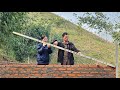 With The Efforts Of The Builders Trieu Dung S New House Is About 60 Complete