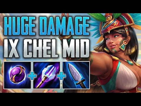 THIS GOD HAS SO MUCH DAMAGE! Ix Chel Mid Gameplay (SMITE Conquest)