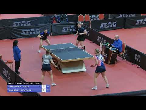 FINALE Doppio Femminile ASSOLUTO | Piccolin/Vivarelli - Arlia/Stefanova | Campionati Italiani 2025
