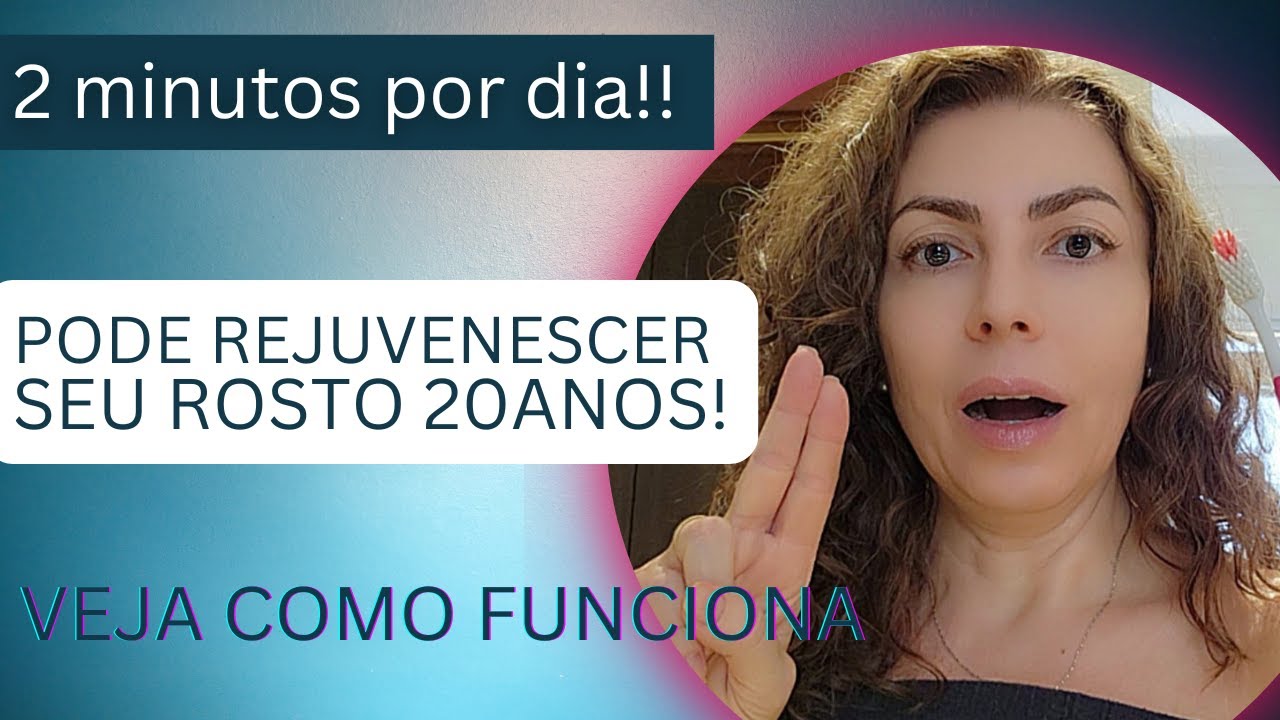 Rejuvenesça Seu Rosto com Técnica de 2 Minutos Usando Escova de Dentes!
