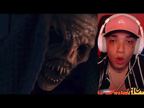 Gabriel reagindo a um mini-filme de TERROR
