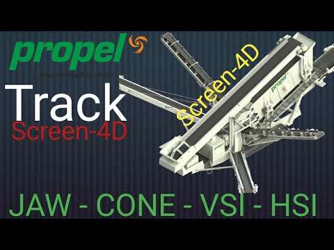 Track Mounted JAW-CONE-SCREEN-VSI-HSI #Xonbary #Stone Crusher Plant in Best Price