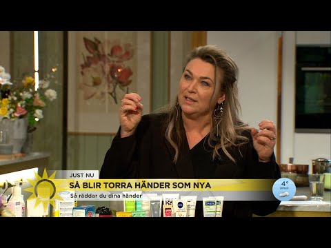 Så räddar du dina torra händer: ”Feta krämer är nyckeln” - Nyhetsmorgon (TV4)