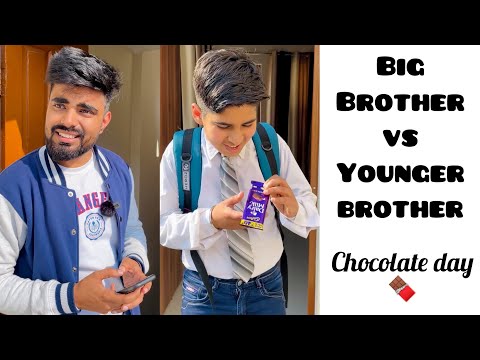 Chocolate Day 🍫 ~ When younger brother is clever than elder brother 😂 #dushyantkukreja #shorts