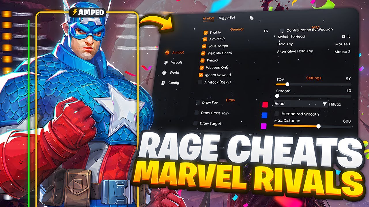 Using The Best $5 Marvel Rivals Cheat In Ranked 🏆 - Amped.lol