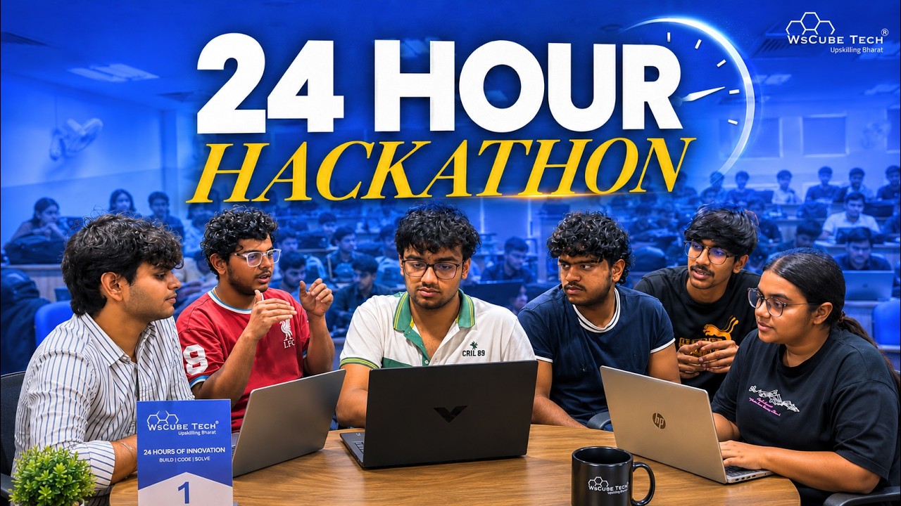 250+ Students. 24 Hours. One Epic Hackathon! 🔥 | WsCube Tech x JKLU