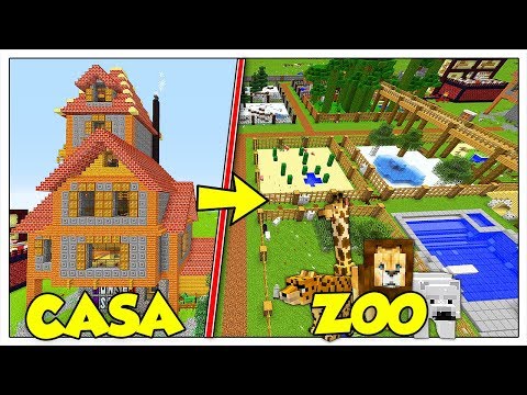 TRASFORMIAMO LA MIA CASA IN UNO ZOO! - Minecraft ITA