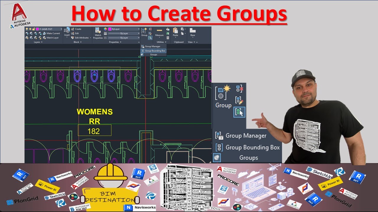 AutoCAD Grouping Explained: Create, Edit, Ungroup & Explode Like a Pro | BIM-VDC Tutorial