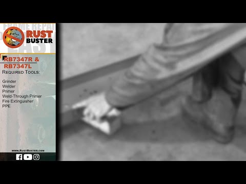 88-98 Chevy C1500 K1500 Rust Buster Frameworks Center frame repair install