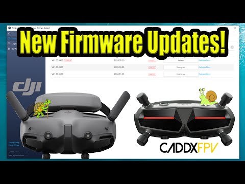 DJI And CaddX Release New Firmware & New Product Hints  - They Are Taking The P**s Now!