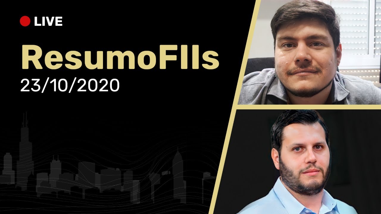 ResumoFIIs da Semana (19/10 - 23/10) com Diogo Arantes e Guilherme Carter