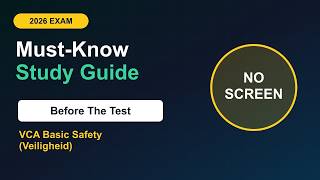 VCA Basic Safety (Veiligheid) 2026: 50 Must-Know Topics Before the Test | Audio Study Guide