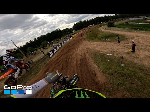 GoPro: Mikkel Haarup 2024 FIM MX2 Qualifying Moto from Round 9 Latvia