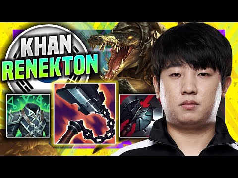 KHAN IS A BEAST WITH RENEKTON! - DK Khan Plays Renekton Top vs Volibear! | Season 11