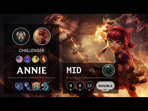 Annie Mid vs Pyke - NA Challenger Patch 10.3