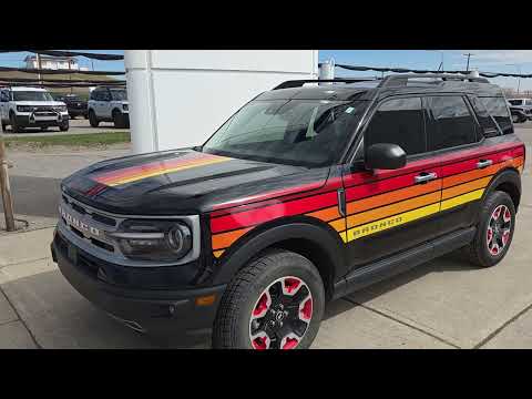 2024 Ford Bronco Sport Free Wheeling 4x4 in Shadow Black for sale at CSL Ford Sales in Cardston, AB