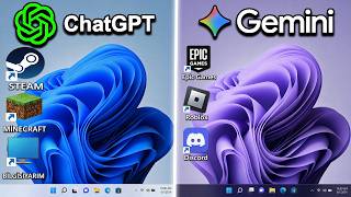 ChatGPT vs Gemini Windows 11'i YENİDEN OLUŞTURUYOR!🔥