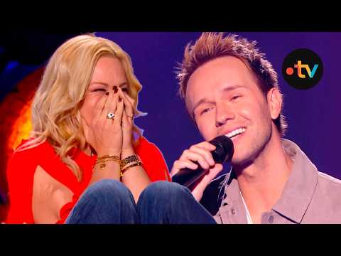 Natasha St-Pier N'EN REVIENT PAS ! Cyril Féraud lui chante "Hélène"