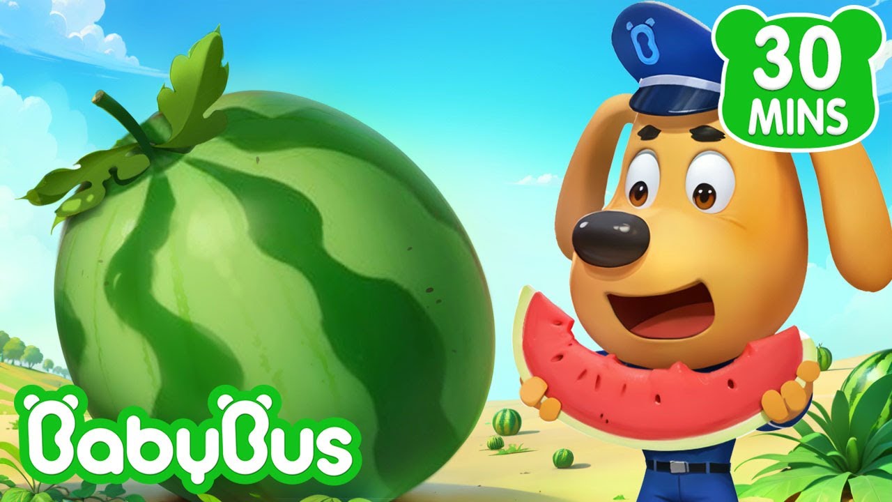 Uma Melancia Está Crescendo na Minha Barriga | Detetive Labrador | Desenhos Animados 🐼 por BabyBus