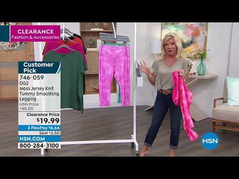 DG2 by Diane Gilman Moss Jersey Knit Tummy Smoothing Leg...